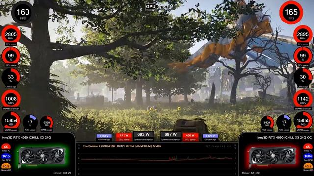 Inno3D RTX 4090 iCHILL X3 24G | Overclocked (manually) смотреть онлайн