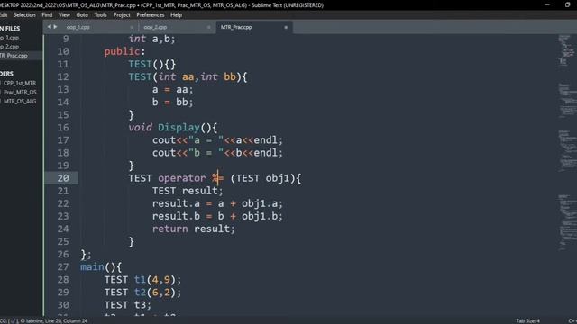 Operator Overloading [ Binary ] смотреть онлайн