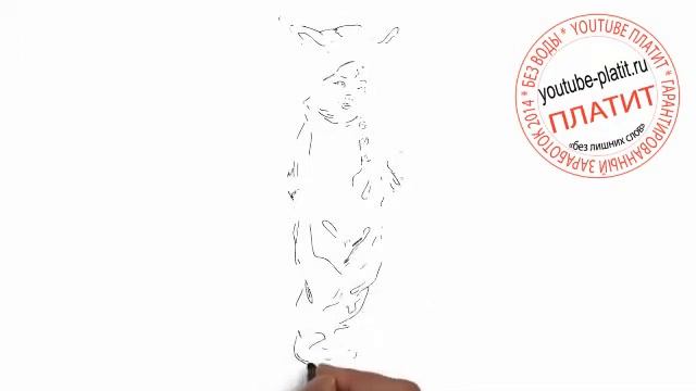 Как нарисовать ребенка зайчика смотреть онлайн