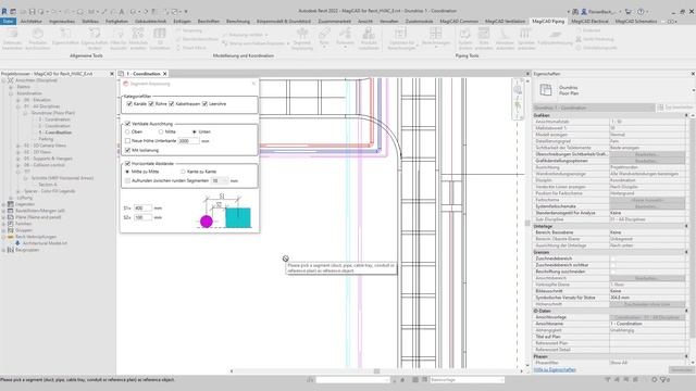 MagiCAD 2022 für Revit | Neu eingeführtes Werkzeug „Segment-Anpassung” für präzise Netzanpassungen смотреть онлайн
