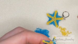 Beaded Sea Stars tutorial. Морские звёзды из бисера - мастер класс