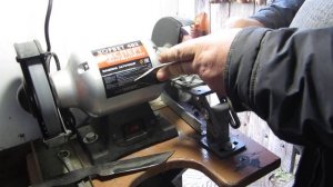 Снятие полукруглой фаски на ноже