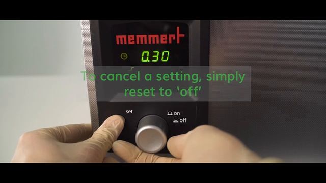Memmert Waterbath Training - Operating The Basic Controller