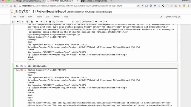 21 Python BeautifulSoup4 смотреть онлайн