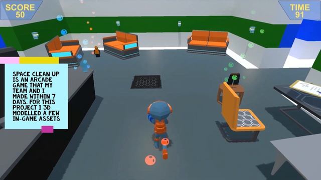 Space Clean Up - Gameplay смотреть онлайн