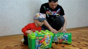 2 коробки ЛЕГО Дупло 10914 и 10913 ! Трофимка и папа распаковывают и собирают ! #лего #lego #игра