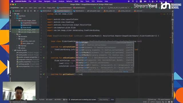 Image slider with custom layout manager | Weekend Tech Talk Series смотреть онлайн