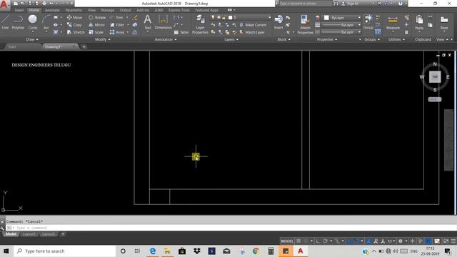 AutoCAD Class - 28 || Telugu || CIVIL PLANS # 1,Walls,Doors,Windows,ventilators смотреть онлайн