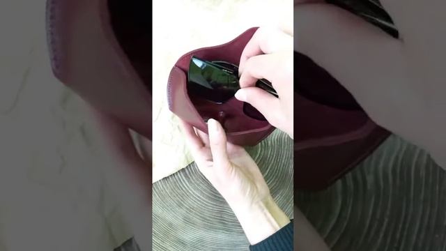 Футляр для очков из натуральной кожи обзор смотреть онлайн