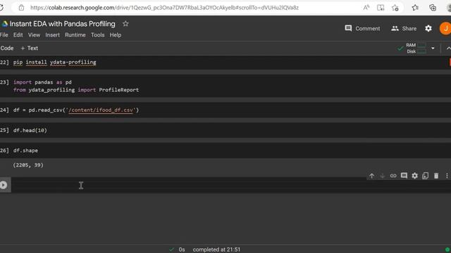 Instant Python Exploratory Data Analysis (EDA) смотреть онлайн