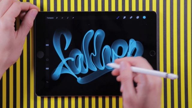 Father / Handstyle / Digital Graffiti / Procreate Calligraphy / Ipad смотреть онлайн