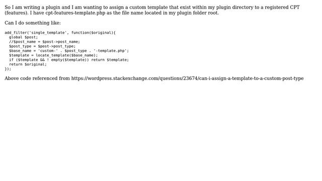 Wordpress: Dynamic assign a custom template to custom post type posts смотреть онлайн