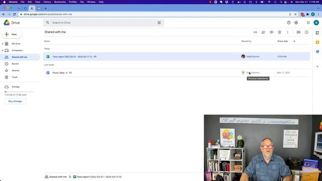 How can I see who shared a Google Docs file with me in Google Drive? смотреть онлайн