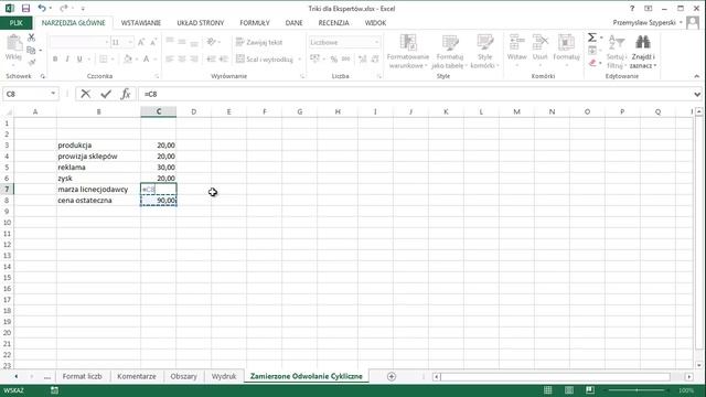 Triki dla Ekspertów - 30. Obliczenia Cykliczne - Kurs: Dla Ekspertów - Excel 2013 / Excel 2010 смотреть онлайн