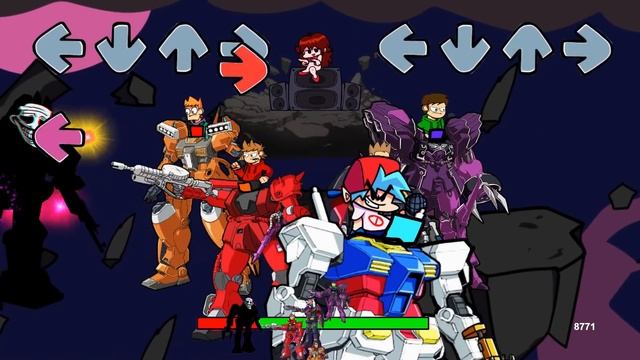 FNF Eddsworld Robot VS Evil Trolls Robot [FNF Battle] смотреть онлайн