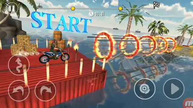 Crazy bike stunt game for android and game play?? смотреть онлайн