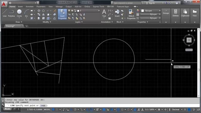 Intro to AutoCAD 2015 - 05 - Snaps смотреть онлайн