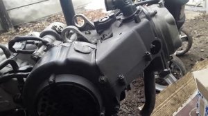 Снегоход лидер альфа 2 закончил сезон пора и  подремонтировать .