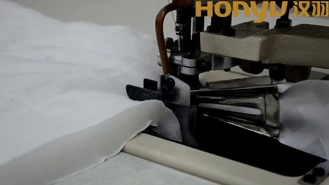 Honyu HY-1510AE 1-игольная машина с обрезкой края для окантовки одеял смотреть онлайн