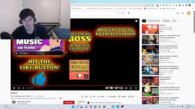 The Meme Just Got More Insane! Rush E and Rush E 2 Reaction! смотреть онлайн