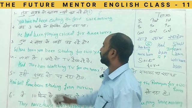 Present ,Past ,Future , Perfect Continuous Tense смотреть онлайн