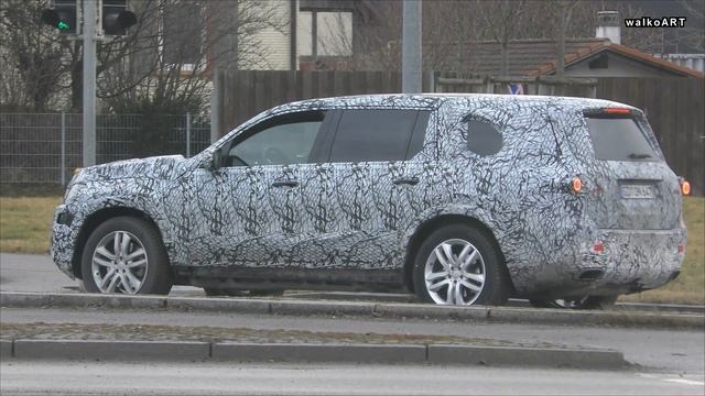 Mercedes Erlkönig GLS 2019 X167 im Straßenverkehr - prototype GLS in traffic 4K SPY VIDEO смотреть онлайн