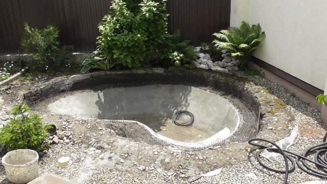 Как я сделал  красивый водоем