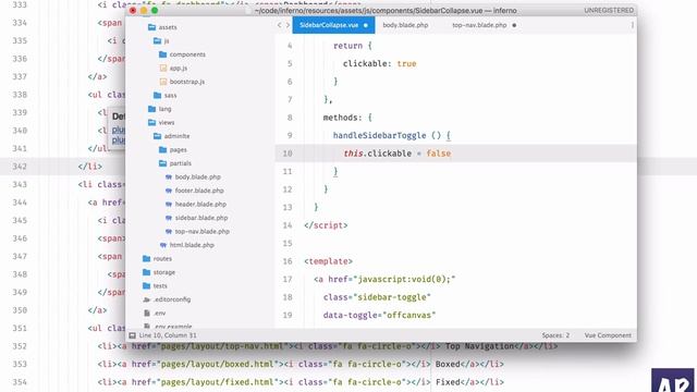 Inferno #1: Converting sidebar collpase from jQuery to Vue component - part 1 смотреть онлайн