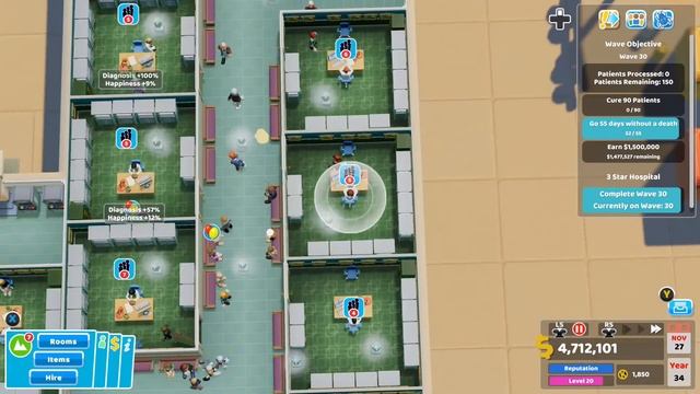 3rd Star DONE! | Camouflage Falls | Two Point Hospital | Close Encounters DLC смотреть онлайн