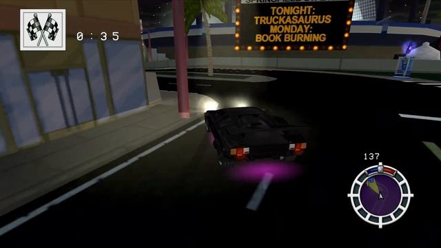 The Simpsons Hit & Run - A Long Long Night 1.0 Street Races & Bonus Mission смотреть онлайн