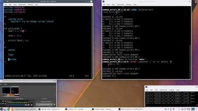 C Programming: Common Mistakes, GCC version смотреть онлайн