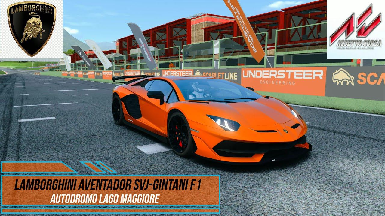 Lamborghini Aventador SVJ Gintani F1 - Autodromo Lago Maggiore | Assetto Corsa. смотреть онлайн