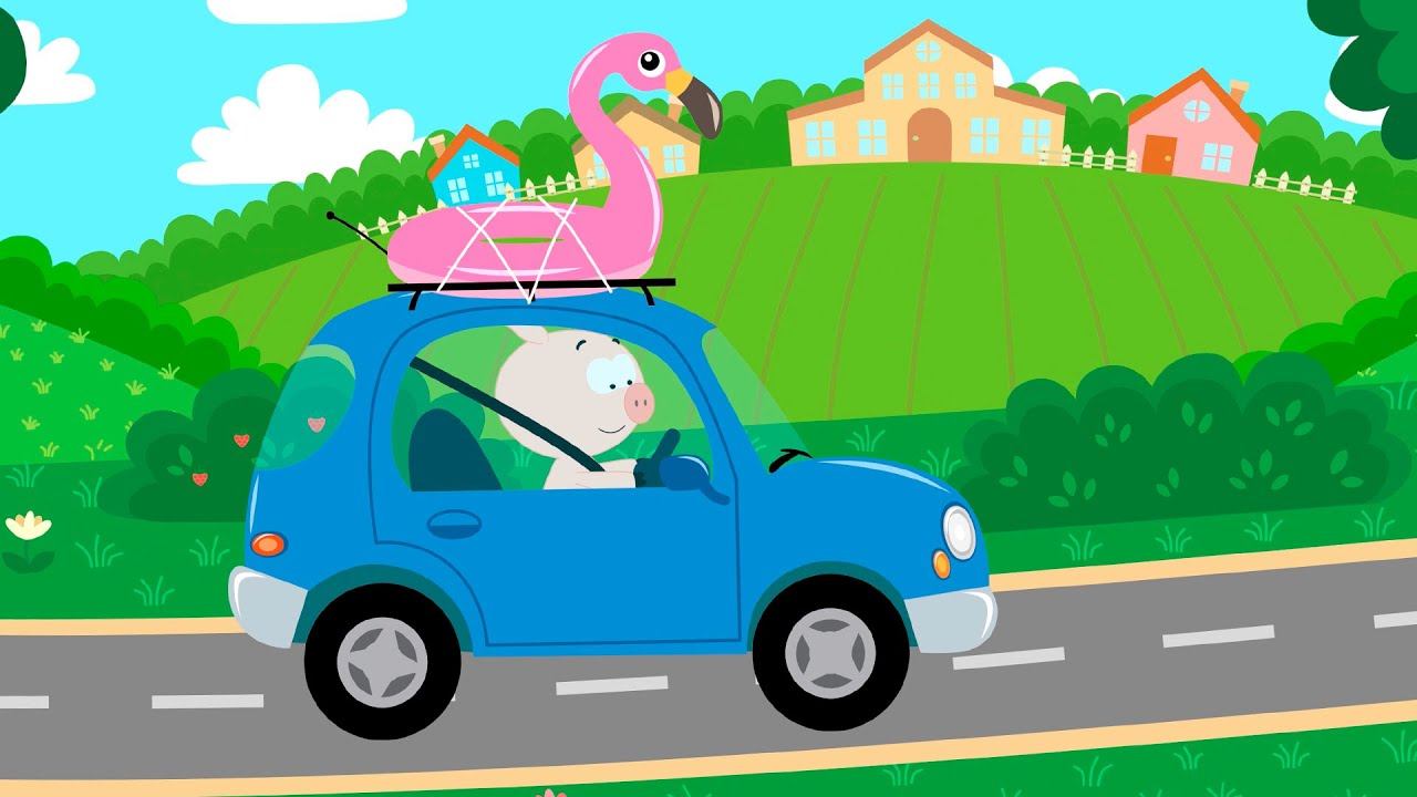 Котенок Котэ и Автомойка | Машинка на пляже | Мультики для детей малышей смотреть онлайн