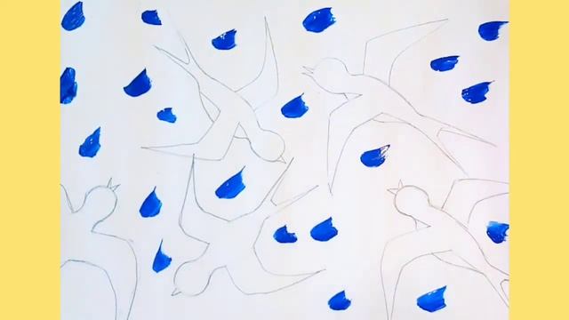 Как нарисовать ласточек в небе смотреть онлайн