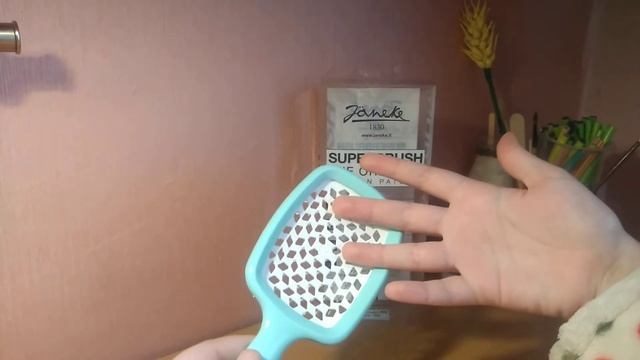 Обзор расчески Janeke Superbrush. Review Of The Janeke Superbrush Comb.