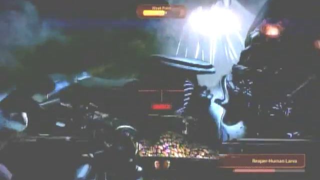 Final boss "Human Reaper Larva" - Adept insanity Walkthrough Mass effect 2 смотреть онлайн