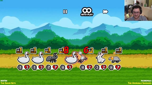 LVL3 Swan is the Mayor of Value Town in Super Auto Pets! смотреть онлайн