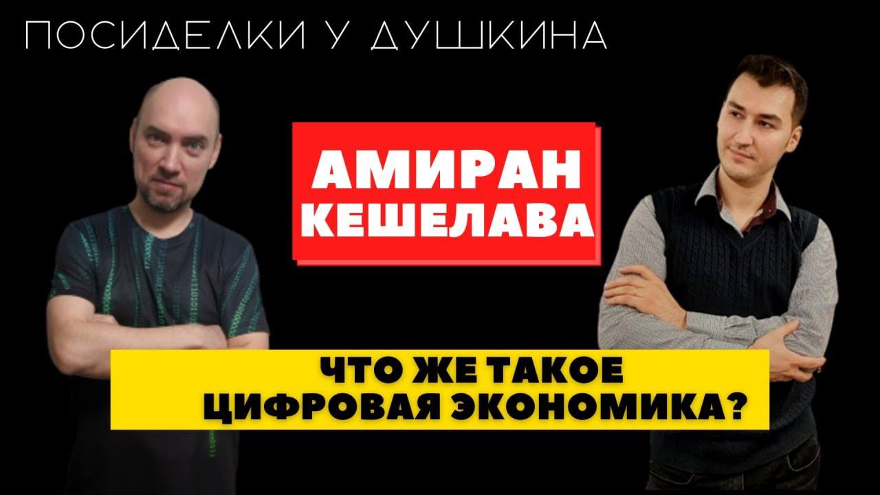 Посиделки у Душкина: Амиран Кешелава, эксперт в области цифровой экономики смотреть онлайн
