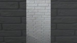 Гипсовый Кирпичик, на что клеить, быстрый способ укладки. Клей ПВА и гипсовая штукатурка.