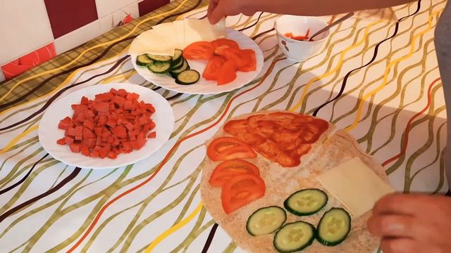 Что-то вкусное из лаваша😋 смотреть онлайн