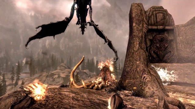 Alduin Vs Dragon Priest | Skyrim NPC Battles смотреть онлайн
