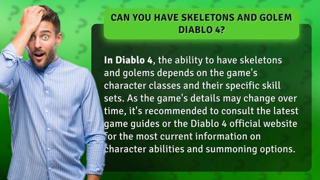 Can you have skeletons and Golem Diablo 4? смотреть онлайн