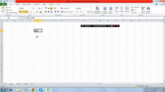 How To Set or Change Fonts in Excel 2010 2013 2007 смотреть онлайн