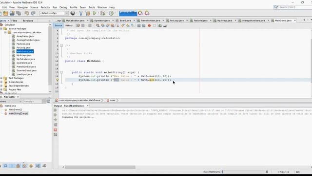 Java Math Class смотреть онлайн