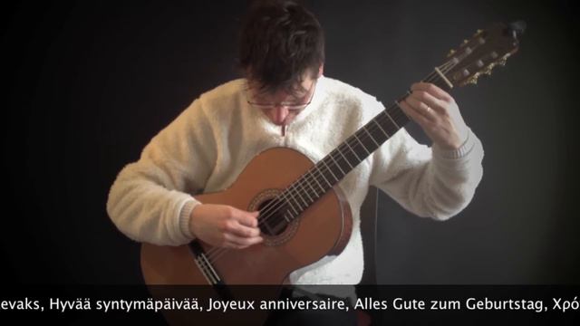 Happy Birthday - solo guitar смотреть онлайн