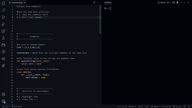 How to Comment in Python (Why do dev's comment?) смотреть онлайн