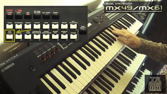 Yamaha MX61 - sound examples (strings/brass/synth/pad) смотреть онлайн