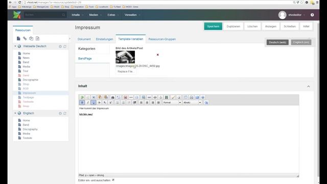 ModX - Seite / Resource bearbeiten | Tutorial | Deutsch смотреть онлайн