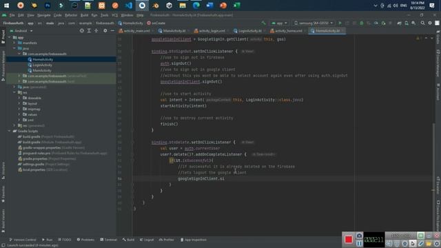 Firebase Authentication Android Kotlin 2022 - How to implement Delete Android Kotlin 2022 смотреть онлайн