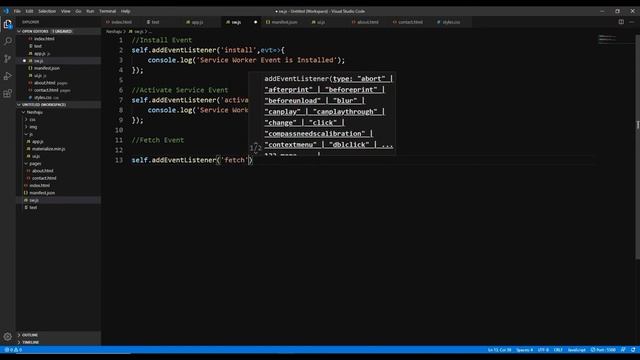 8.PWA| Fetch Event In Service Worker смотреть онлайн